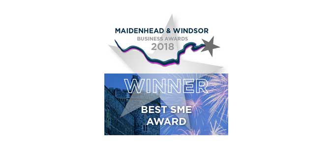 Winner Best SME Maidenhead and Windsor Business Awards 2018