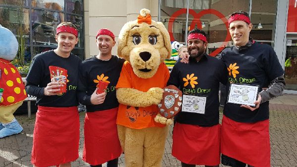 Maidenhead Pancake Race Winning Team Photo.