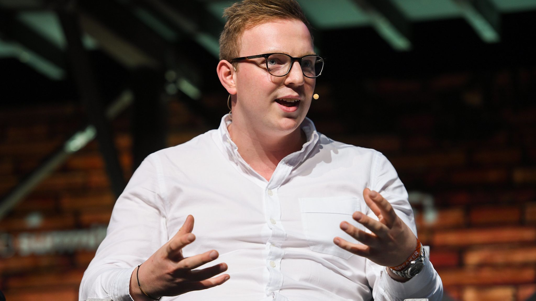 Ben Jeffries, CEO & Co-Founder, Influencer.com, at PandaConf Stage during the final day of Web Summit 2019 at the Altice Arena in Lisbon, Portugal.