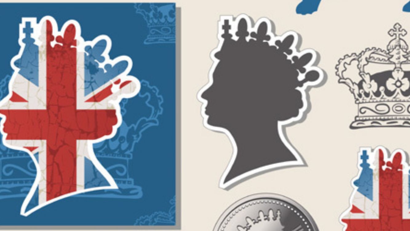 Cash is Queen, Queen's Head on Union Jack.