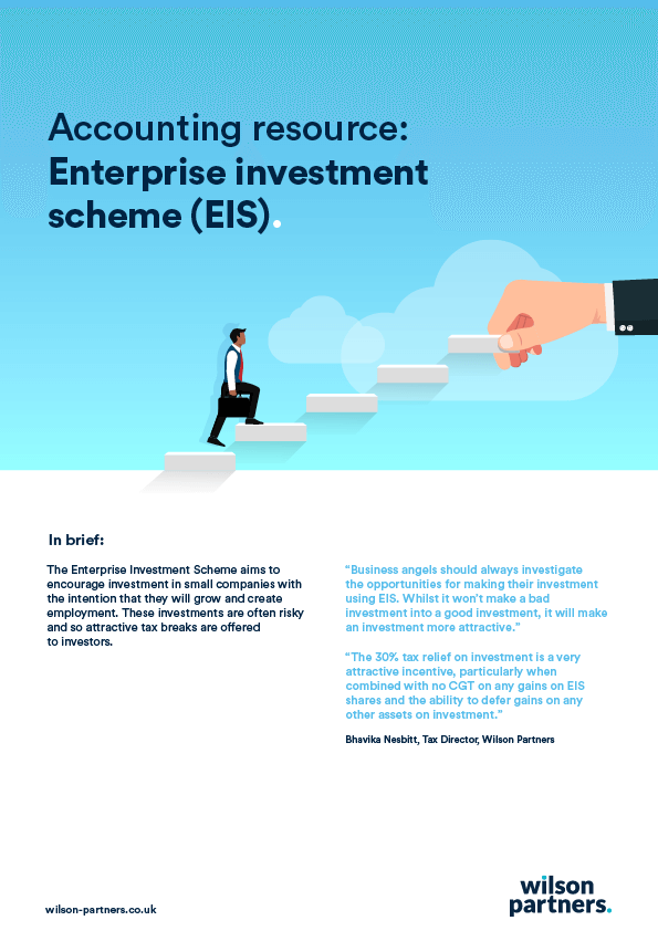 Enterprise investment scheme (EIS)
