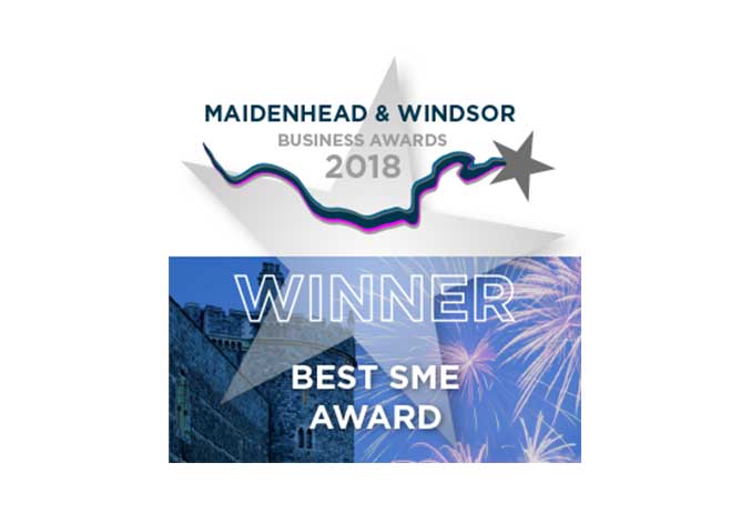 Winner - Best SME Award Maidenhead & Windsor Business Awards 2018
