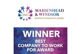 Wilson Partners Best Company to Work For at the Maidenhead & Windsor Business & Community Awards 2023