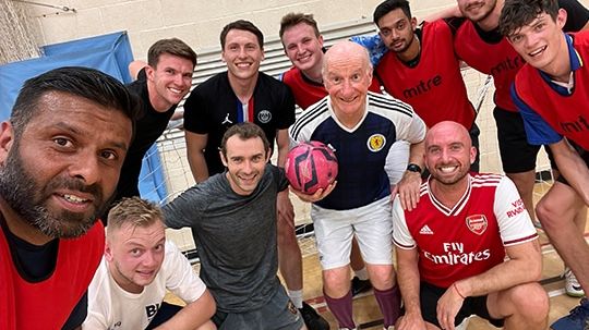 ALAN ROSS FOOTBALL MATCH