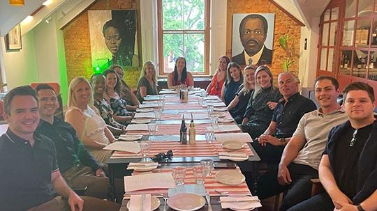 Allan visits South Africa