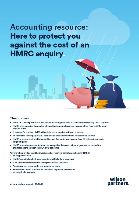HMRC enquiry fee protection